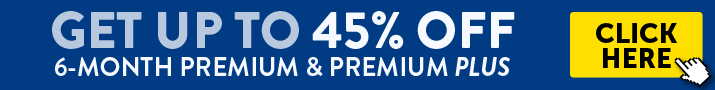 Get Up to 45% OFF Premium & Premium PLUS